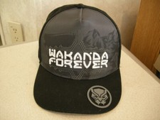 Marvel WAKANDA FOREVER Black Panther Ball Hat Cap - SnapBack NWOT