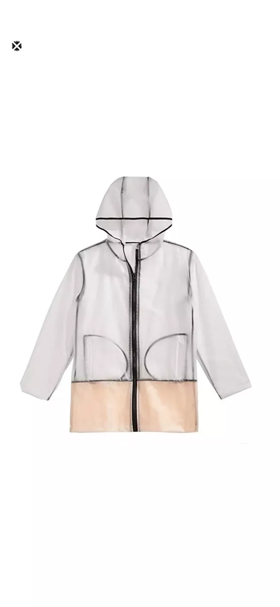 Ideology Girls Transparent Hooded Rain Jacket 5 eBay