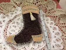 Handmade Needle - Pin Holder - Cowboy Boot -Tassel  Beads - New