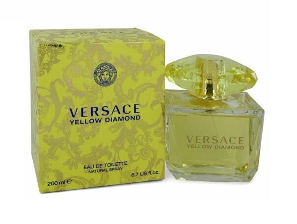 Versace Yellow Diamond Women 6.7 oz 200 ml *Eau De Toilette* Spray Nib Sealed