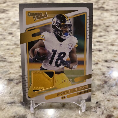 2021 Donruss Threads Diontae Johnson Patch 14/25