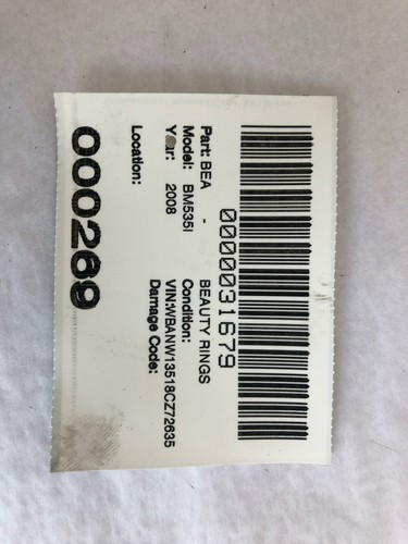 2008 - 2010 BMW 535I 5 SERIES Front Brake Caliper Passenger Right Side OEM Sedan - Picture 8 of 16