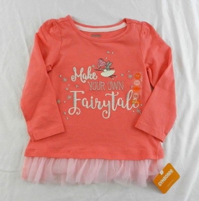 NWT Gymboree Girls Fairytale Forest Gray Ruffle Turtleneck 6-12 12-18 /& 18-24 M