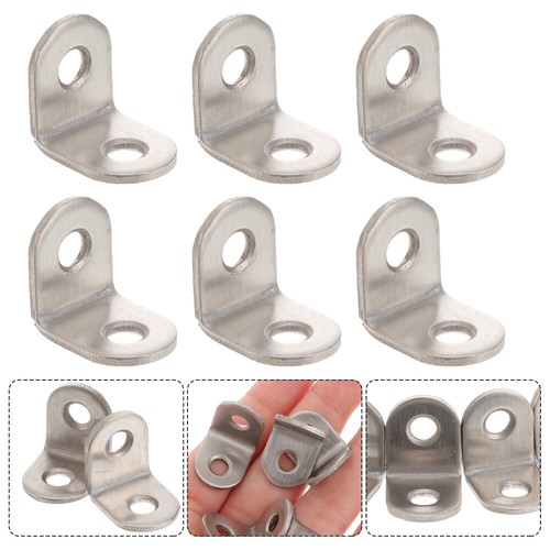 20 Pcs Stainless Steel Corner Code Fastener Right Angle Silver | eBay
