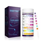 Easytest 7-Way Pool Test Strips, 150 Strips Water Chemical Testing for Hot tu.