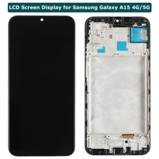LCD Display Touch Screen Frame Assembly Replacement For Samsung Galaxy A15 4G 5G