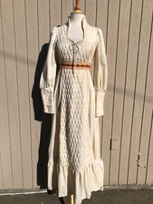 SALE SALE Vtg70s Gunne Sax Corduroy Corset Dress Tag size 11 Bust 34" Waist 26"