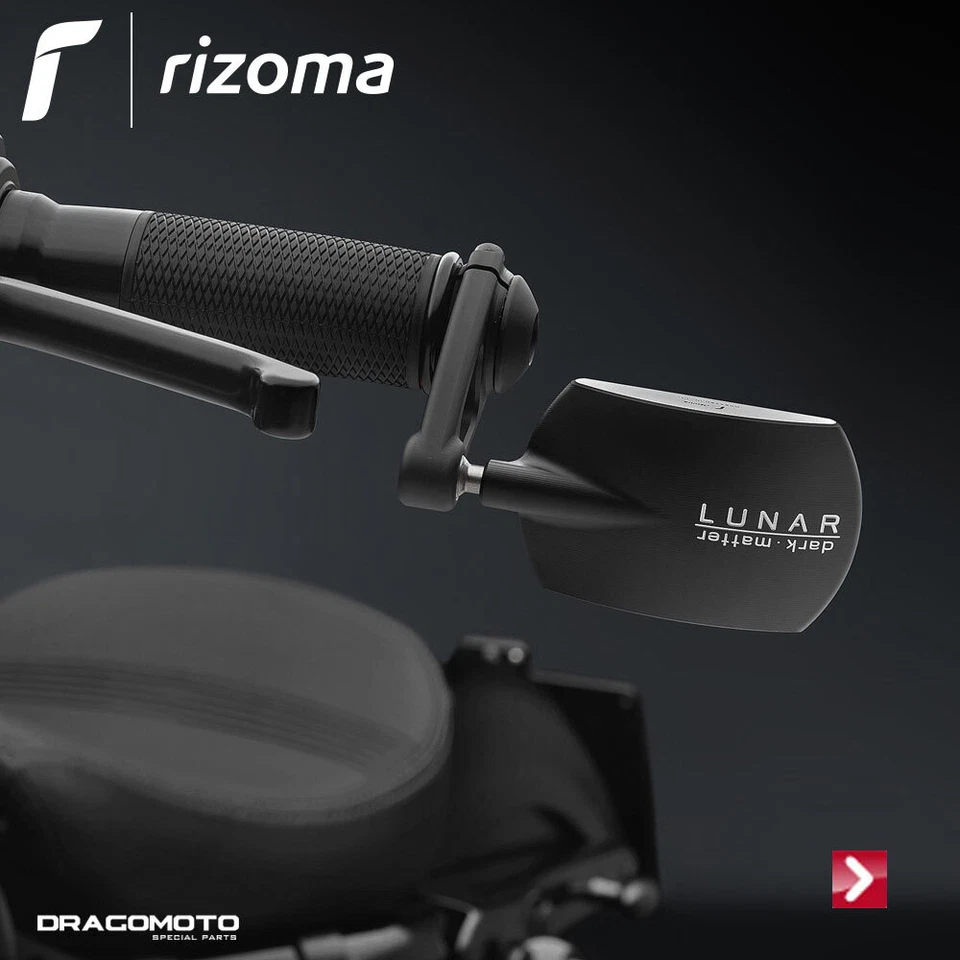 Ducati Monster S4R 2003-2005 Rearview Mirror Lunar Rizoma BS315BM LP200B Black... - Image 4 of 4