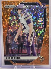 2024 Prizm Will Reichard RC Orange Disco #396 Vikings