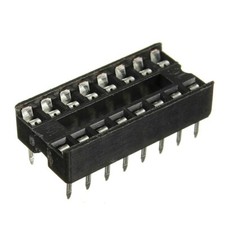 10Pcs 16pin DIP IC Socket Adaptor Solder Type Socket Pitch Dual Wipe Contact