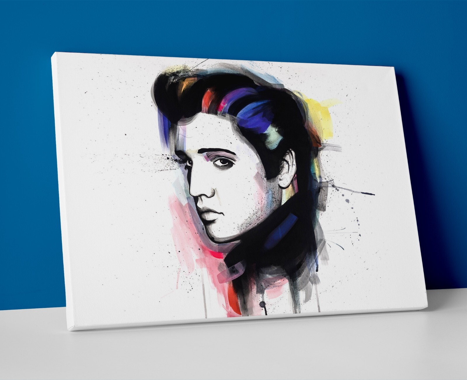 Elvis Presley Abstract Poster or Canvas