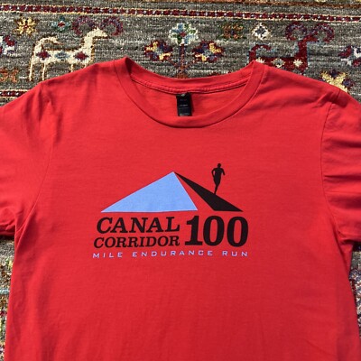 Canal Corridor 100 Mile Endurance Run T Shirt Ohio Ultra Distance Race Size S