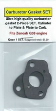 Zenoah G38 Carburetorintake Gasket 2 Pc Set-cyl-plate Plate-carb-nip