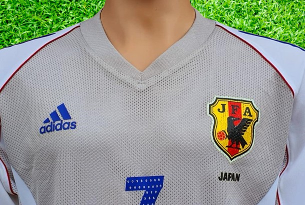 JAPAN 2002 WORLD CUP KOREA-JAPAN NAKATA 7 ADIDAS AWAY JERSEY