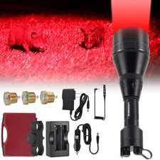 D8A 700 Yards Hunting Light Kit with Dimmable Green, Red, Infrared 850nm and ...