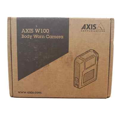AXIS W100 1080p Body-Worn Camera, Hands Free Recording, bodycam 01722-001 NIB
