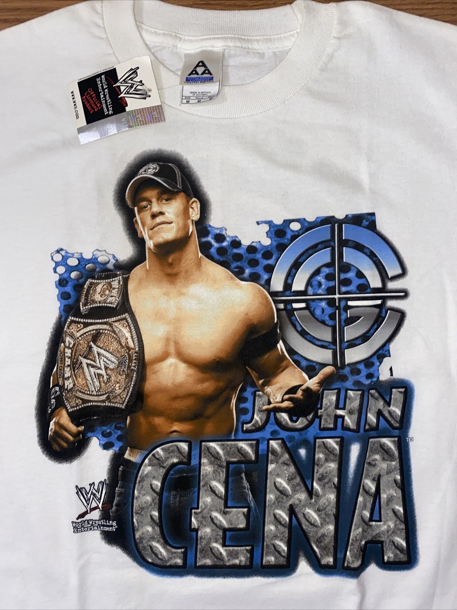 Y/ M John Cena Chain Gang T Shirt Tee 2002 WWE WWF WCW NWO Y/ M John Cena Chain Gang T Shirt Tee 2002 WWE WWF WCW NWO