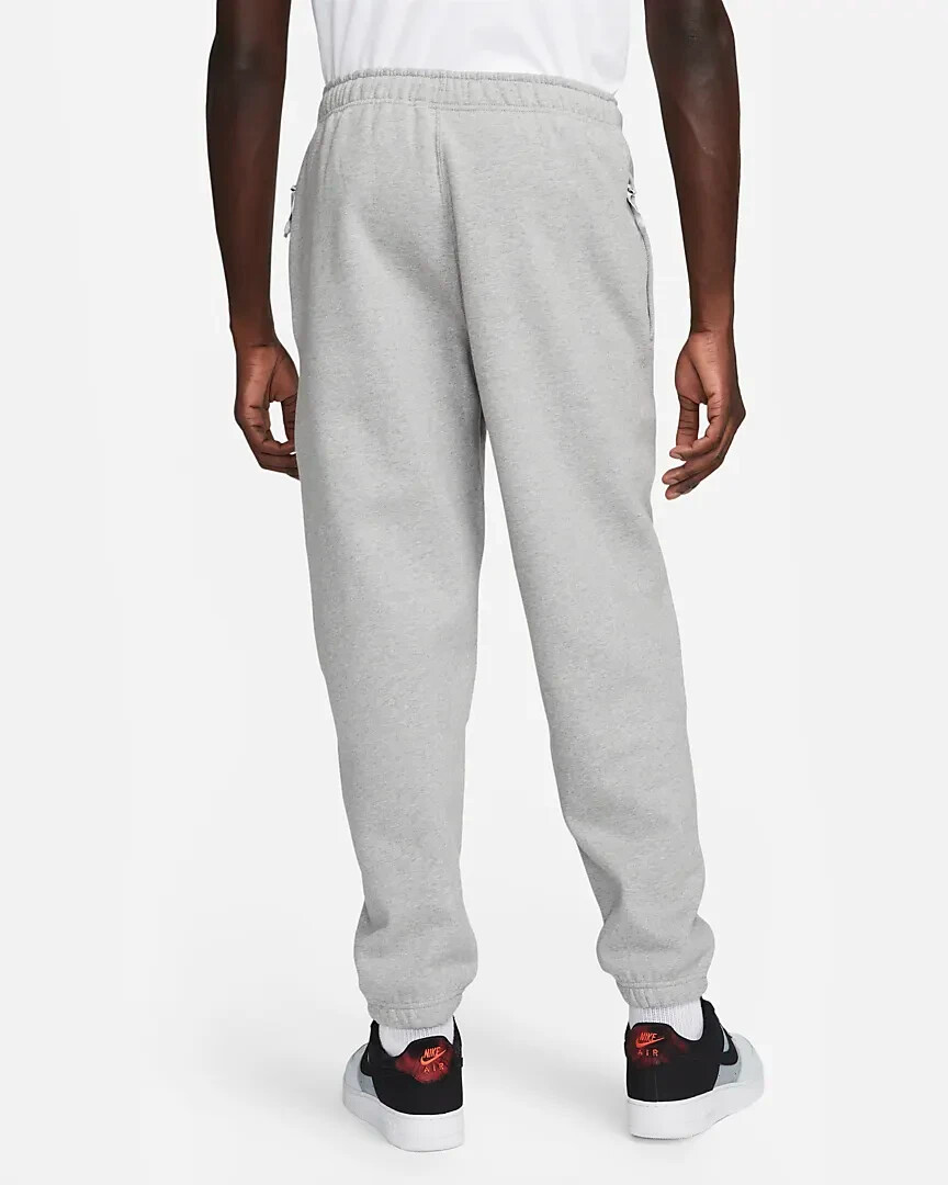 Nike Solo Swoosh Heavy Weight Fleece Pants Size XL Mens Grey Nike Solo Swoosh Heavy Weight Fleece Pants Size XL Mens Grey