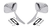 1968-77 Gm Chrome Door Mirrors Chevy Chevelle El Camino Monte Carlo Impala Pair