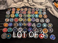 Beyblade Metal Fusion LOT OF 3 Random Beyblad...