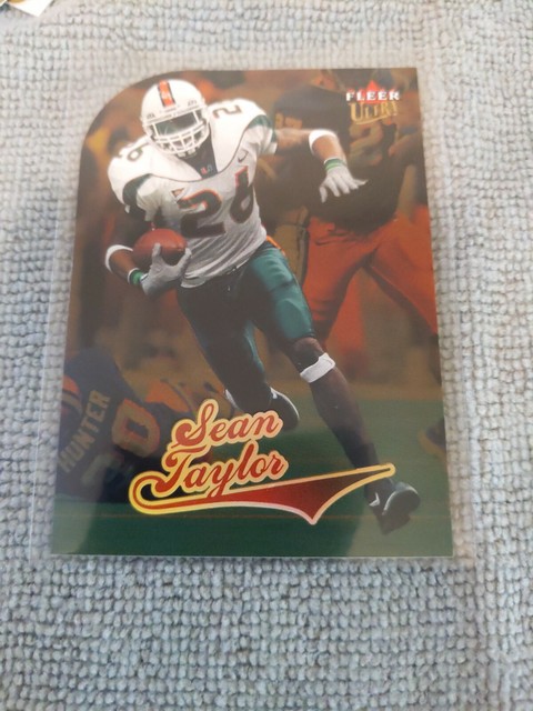 Rare Sean Taylor Rookie Card Die Cut Perfect Corners Ready To Grade 10 