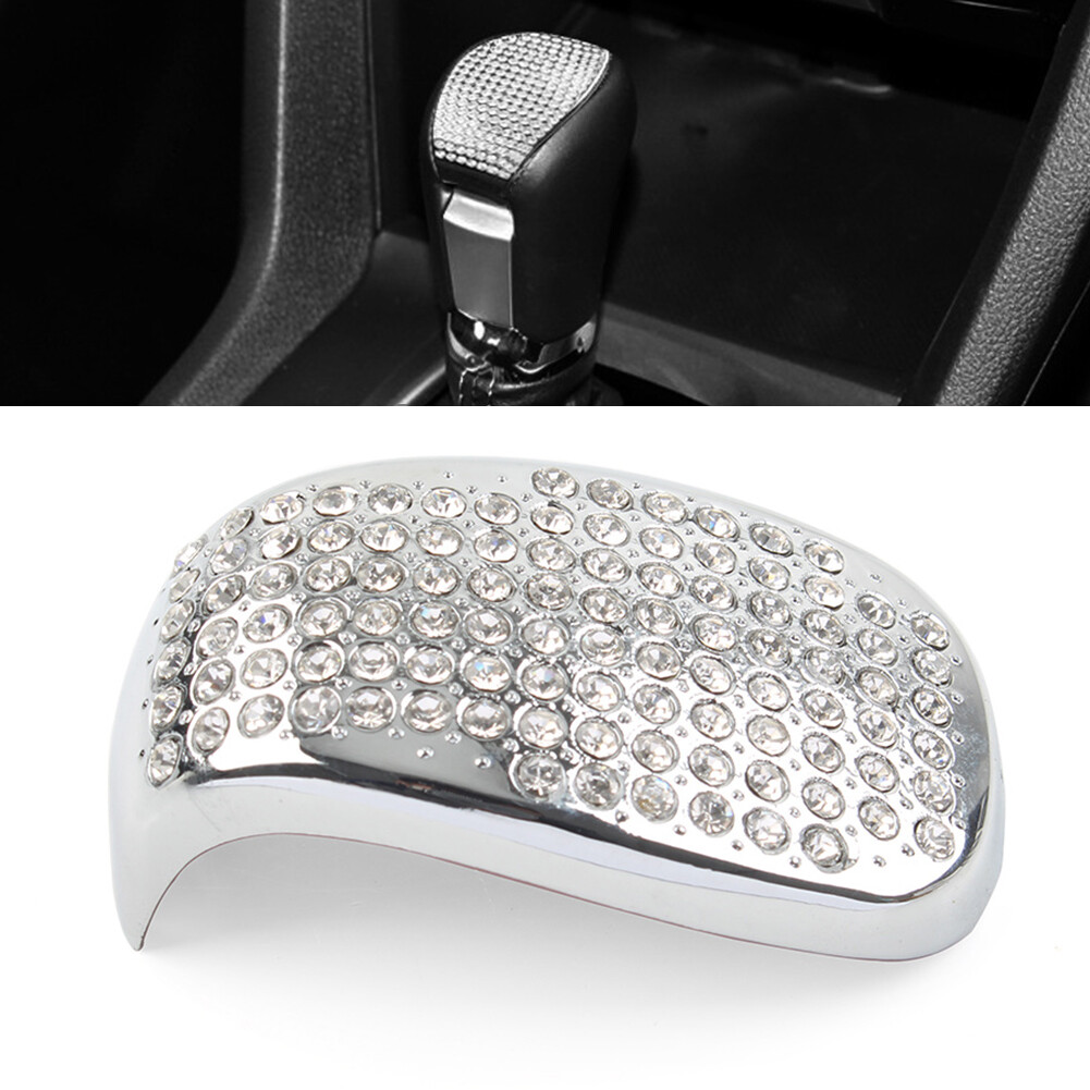 For Honda Civic 10th Generation 2016-21 Diamond Gear Shift Lever Knob Cover Trim