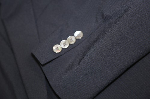 #343 Chaqueta Blazer ARMANI COLLEZIONI Poliéster Dos Botones Talla 44 R - Imagen 5 de 6
