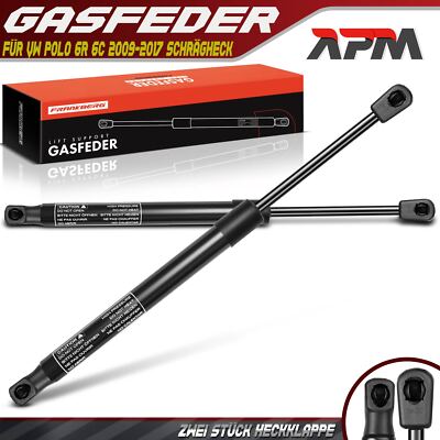 2x Gasfeder Heckklappe Dämpfer 526mm 325N für VW Polo 6R1 6C1 Schrägheck 09-22