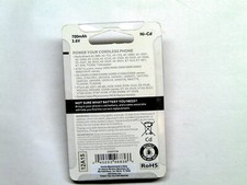 Radioshack 2302339, 700mah 3.6v Ni-cd Battery For , At t, Ge, Vtech, Sanyo