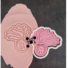 Logo fiamma carabinieri cookie cutter formina tagliabiscotti 8cm