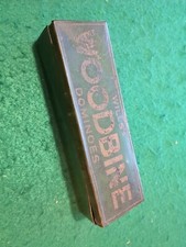 VINTAGE WILLS WOODBINE DOMINOES SET IN ORIGINAL METAL CASE Complete