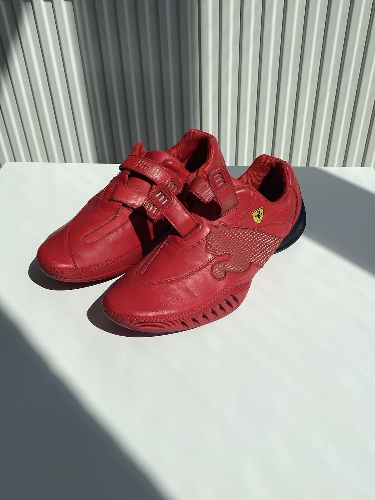2000’s Puma Ferrari Induction Leather Vintage Men’s R… - Gem