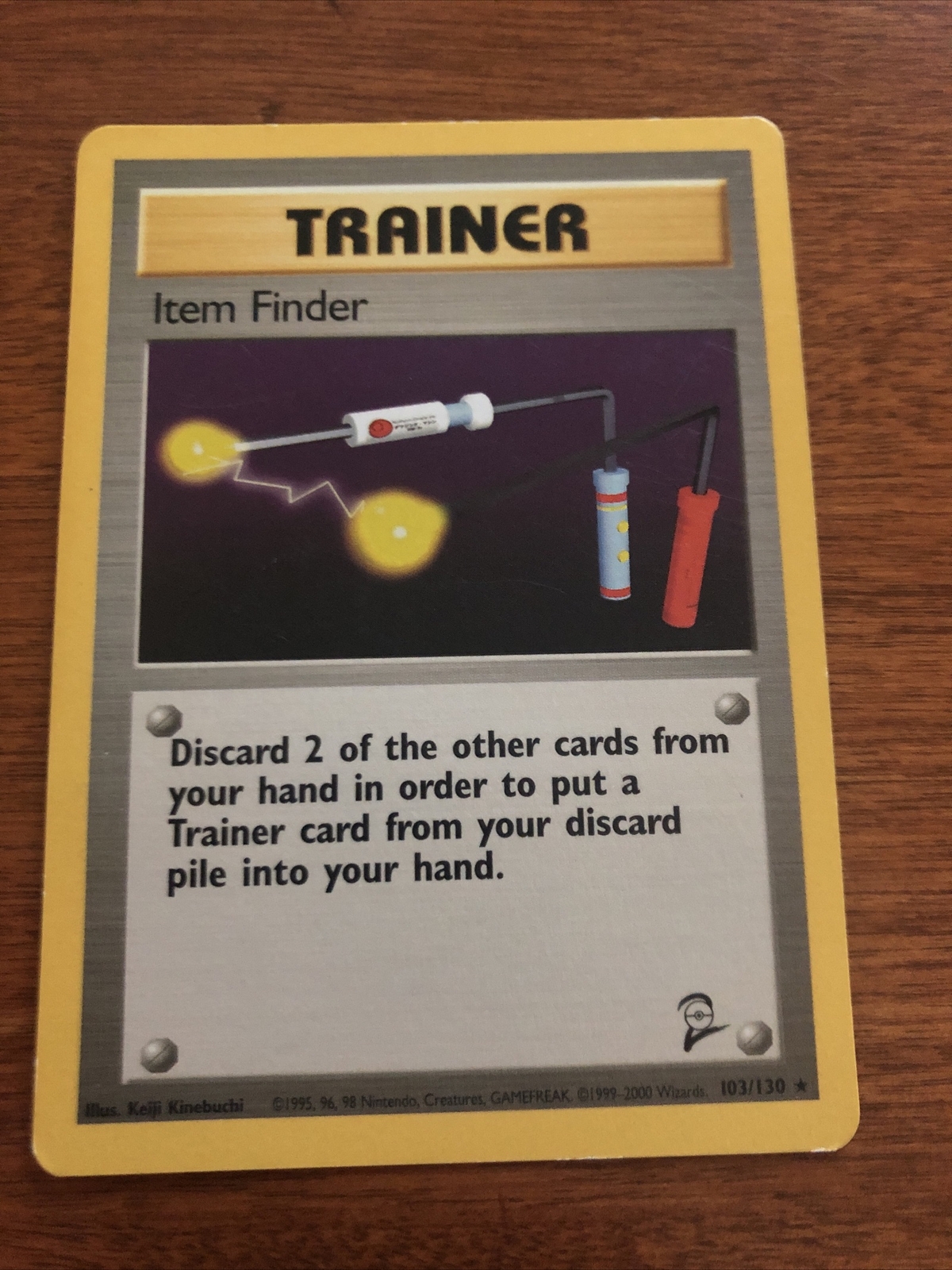 Item Finder - 103/130  - Rare Base Set 2 Pokemon