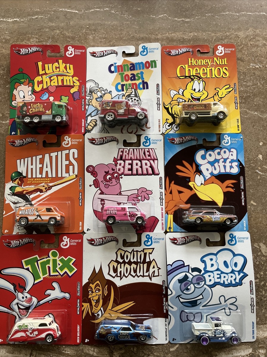 HOT WHEELS Pop Culture 2011 GENERAL MILLS RARE Complete Set