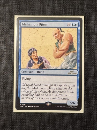 Magic the Gathering MTG 30th Anniversary Edition Mahamoti Djinn Modern Frame NM