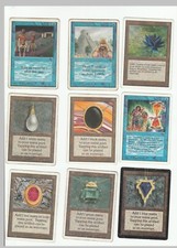 Power Nine Set Black Lotus Ancestral Time Walk mox Jet all nine cards!