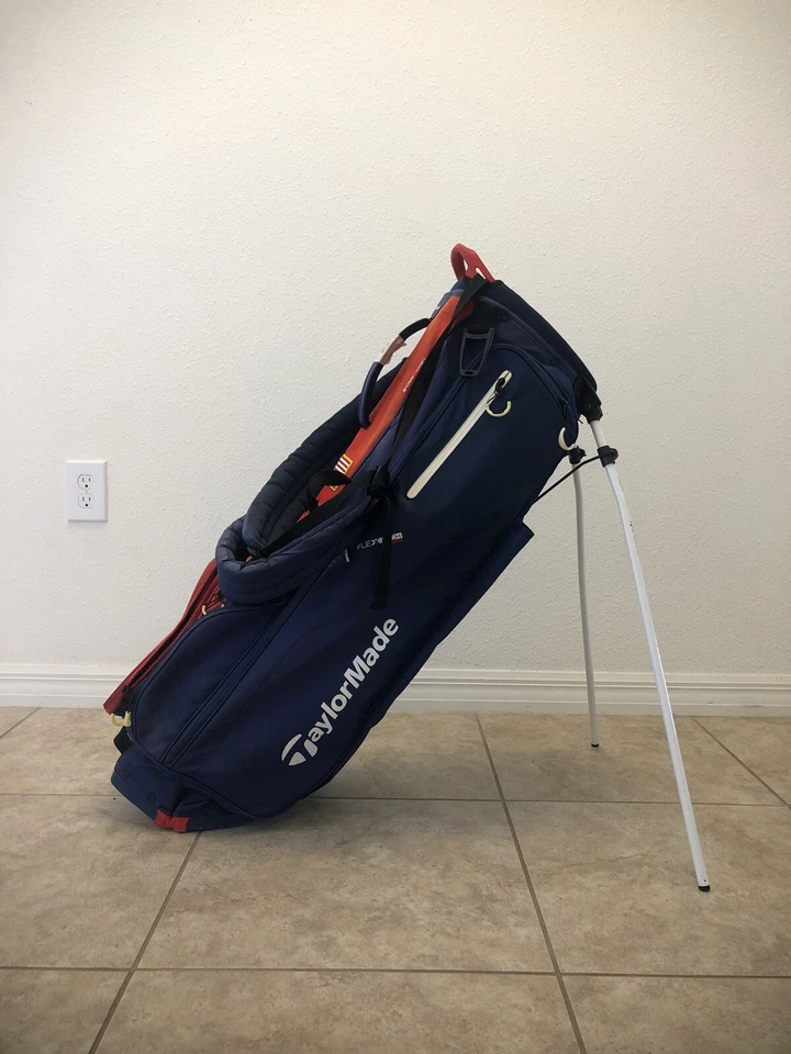 (On Sale) TaylorMade Flextech 2021 Golf Stand Bag 5 Way Top - Image 2 of 4