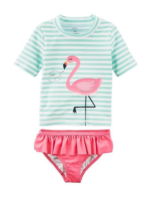 infant flamingo swimsuit