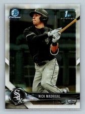 2018 BOWMAN DRAFT 1ST BASE CHROME PROSPECT BDC38 NICK MADRIGAL