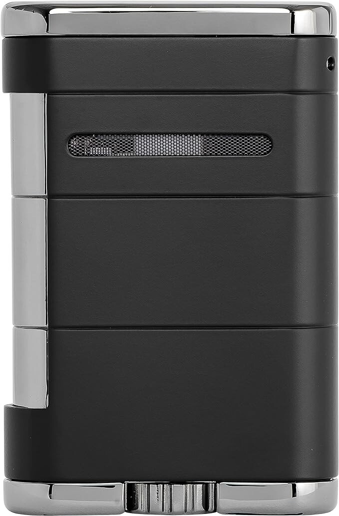 XIKAR Allume Triple Jet Tabletop Lighter, Tuxedo Black