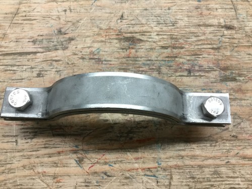 Mittlere Rohrschelle Stil 212 Edelstahl für Rohrgröße 4" (4,5" Außendurchmesser) - Bild 5 von 13