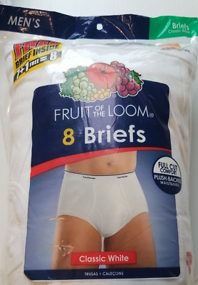 Fruit of the Loom 8 Pack Mens Briefs 2009 XL Cotton New 42-44 FOL | eBay
