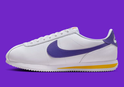 NIKE / ナイキ CORTEZ LAKERS COLOR Nike Cortez Lakers White Varsity Maize Purple DM4044-106 sz