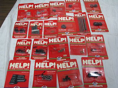 Lot of 20 NEW  ''HELP'' parts from Motormite