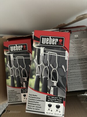 Weber Tool Hooks Utensil Organiser Storage BBQ Cooking Model 7401