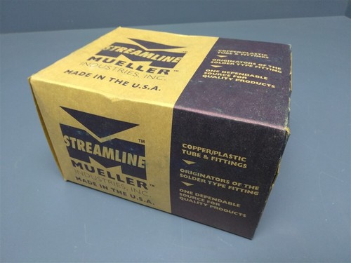 Lot of 25 Mueller 3/4" x 5/8" x 5/8" Wrot Copper Reducing Tee W 04037