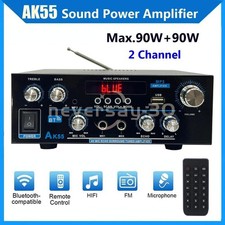 Bluetooth 5.0 Amplifier Home Audio,2.0 Channel Max 450W Power Stereo Amplifier