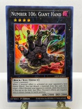 NUMBER 106: GIANT HAND LED9-EN053 DUELS FROM THE DEEP YU-GI-OH HOLO 1st Edition