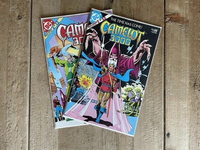 Camelot 3000 Issues 1 & 2 VG+ 1982 DC Comics Mike Barr Brian Bolland Merlin