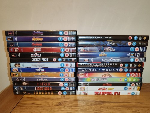 25 Marvel DVD Konvolut Iron Man, Guardians of the Galaxy, Avengers